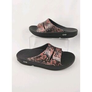 OOFOS OOahh Slide Sandal Limited Edition Bellini Splash Recovery Women Size 11‎